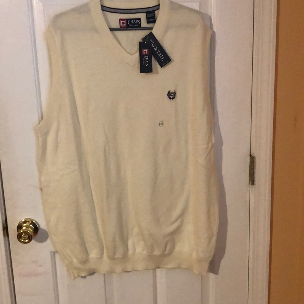 Big and tall sweater vest